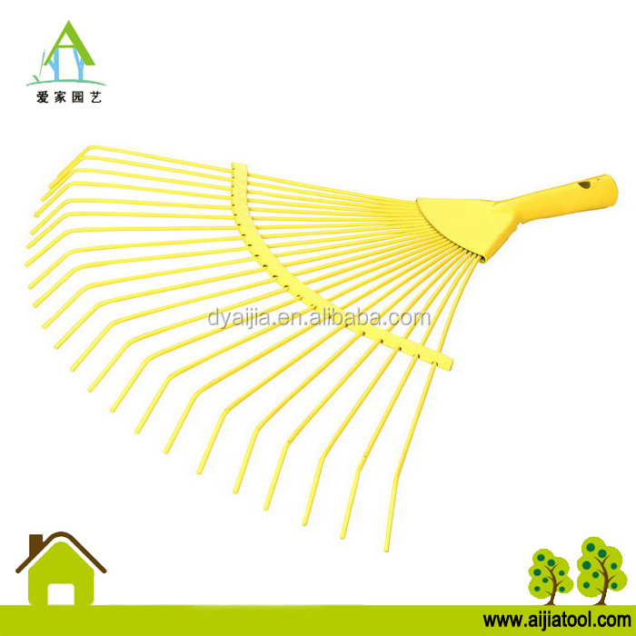 Garden flat rake ,22tines ,powder coated