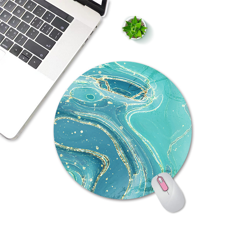 Unique custom table mat full color design marble style mouse pad for gaming