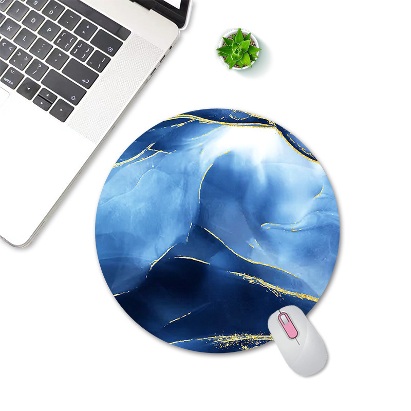 Unique custom table mat full color design marble style mouse pad for gaming