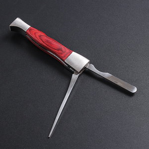 Wholesale Clean tool for Pipe Metal+Wood Clean Tool 3 in 1 Smoking Tobacco Pipe Cleaner Cleaning Tool Smoke Knife