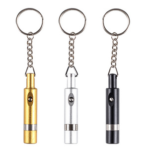 Gold Silver Reusable Cigar Tools Accessories Alloy Stainless Steel Cigar Puncher Portable Keychain Cigar Punch Drill Cutter