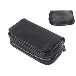 Multifunction PU Leather Storage Bag For Tobacco Smoking Pipe Portable Travel Storage Bag For Smoking Pipe With Tobacco Pouch