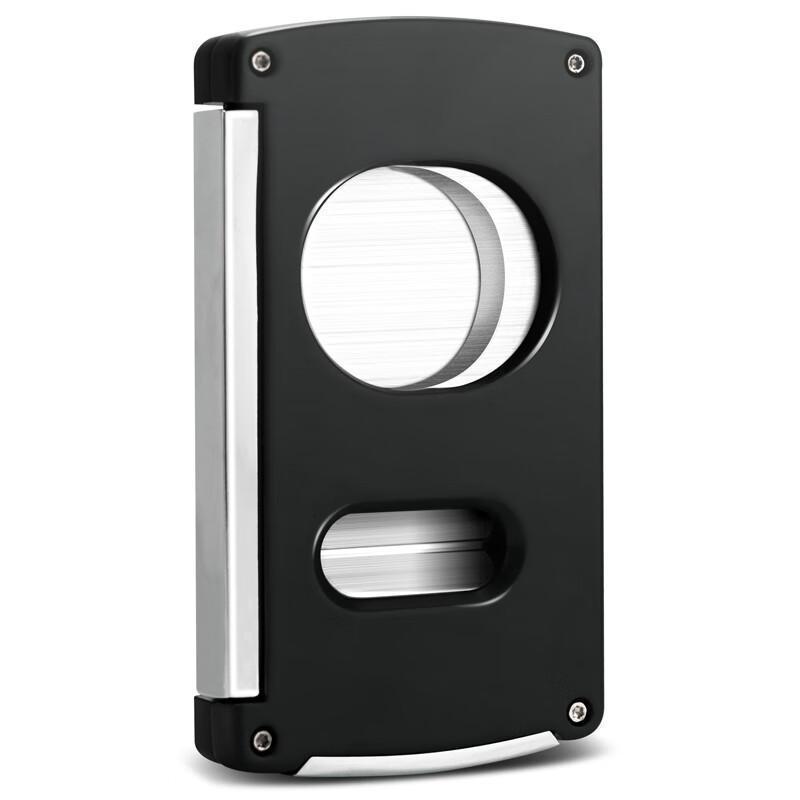 Luxury Double-edged Cigar Cutter 3 in 1 V Stainless Steel Cigar Cutter Wholesale Metal Portable Reusable Cigar Accessories