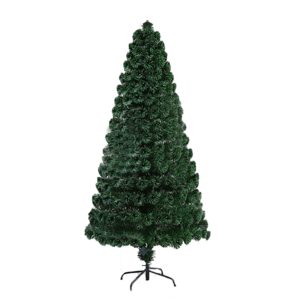 5ft 6ft 7ft 8ft 9ft Wholesale red Light fiber optic christmas tree  arbre de noel en fibre optique led albero di natale