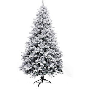 Custom Encrypted high-grade snowflake flocking larger artificial christmas tree