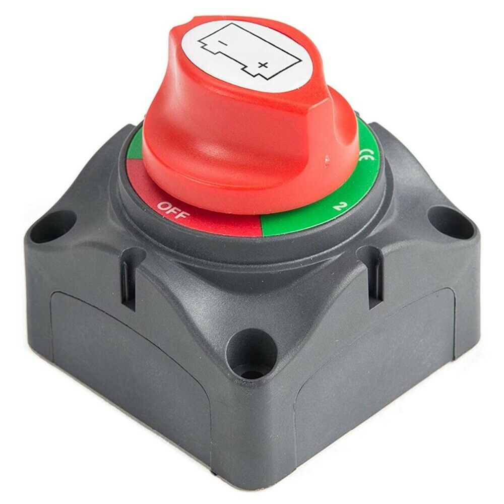 Anshun Marine RV Dual Battery Switch Main Disconnects Selector 300A Cut Off Battery Switch