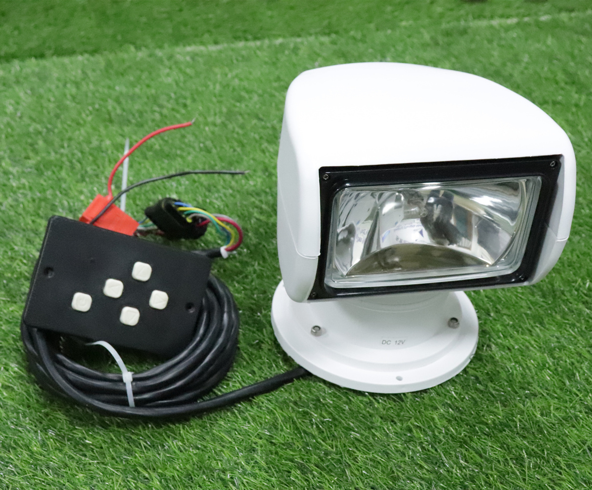 Remote Control LED Searchlight Lamp Marine Yacht Boat 12V 24V  Spotlight