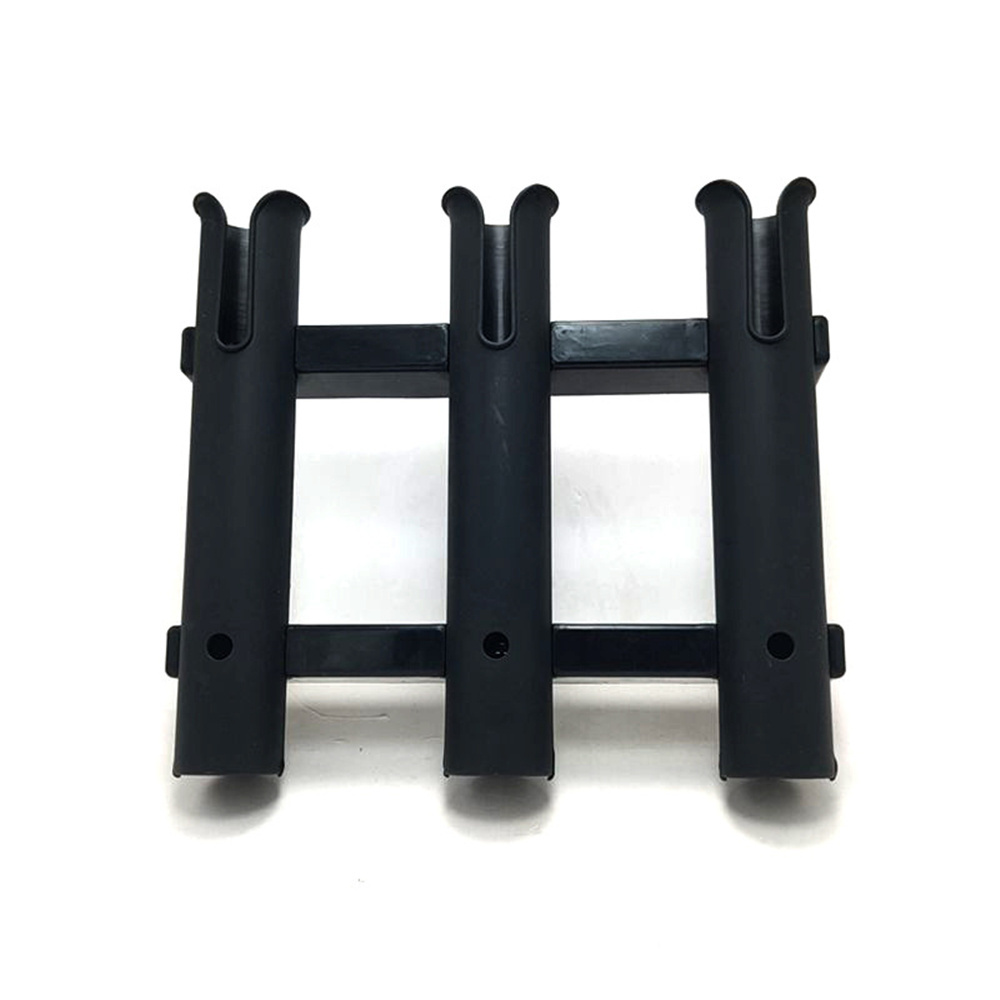 White And Black Marine Plastic PVC Boat Fishing Rod Holder Rack