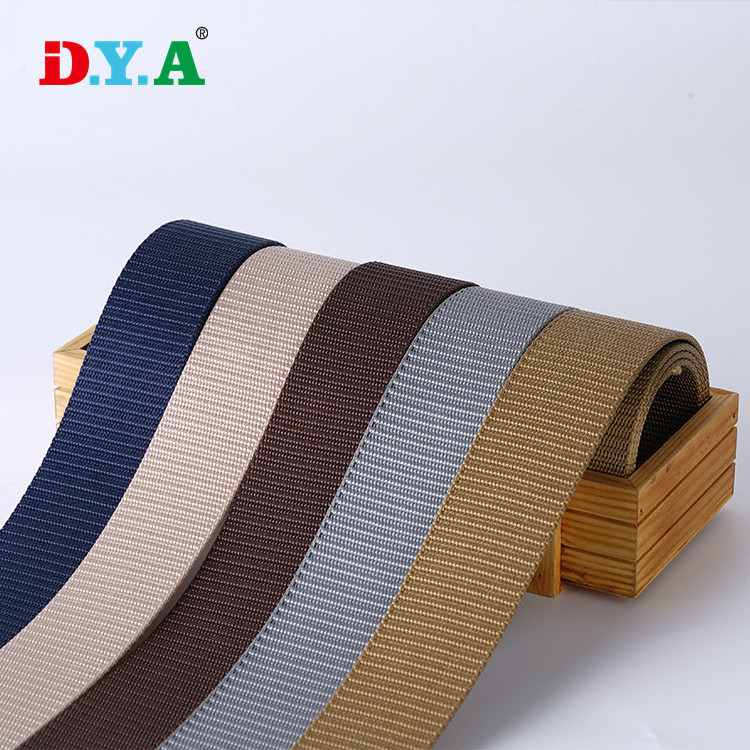 Customized Heavyweight Tank Weave Nylon Webbing Tape 38MM Thick Nylon Polyester Webbing Strap for Bets