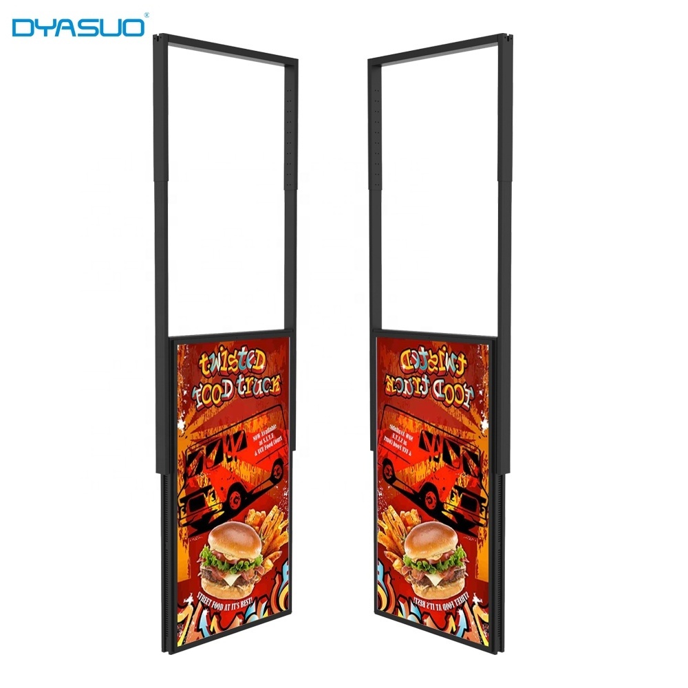 43 49 55 65 inch indoor semi-outdoor high brightness 4K ceiling wall mount media advertising player digital signage and displays