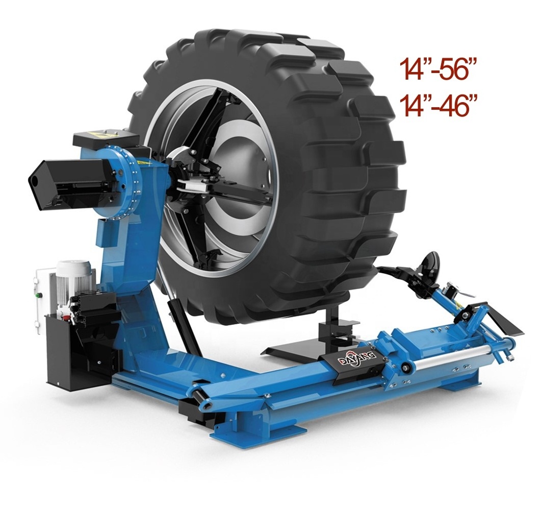 T990D automatic truck tire service equipment changer for wheel rim 14 inch to 56 inch