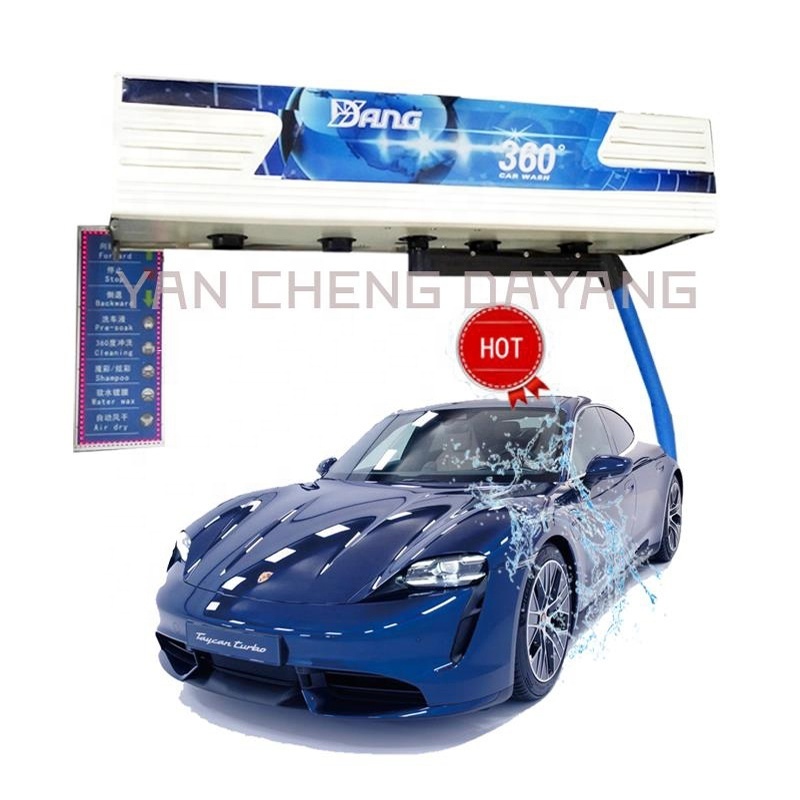 Laser wash 360 touchless car washing system/ wax and shampoo detergent steam car wash equipment