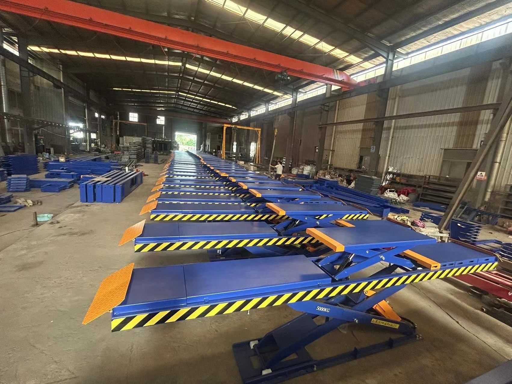 wheel alignment scissor car lift with factory price