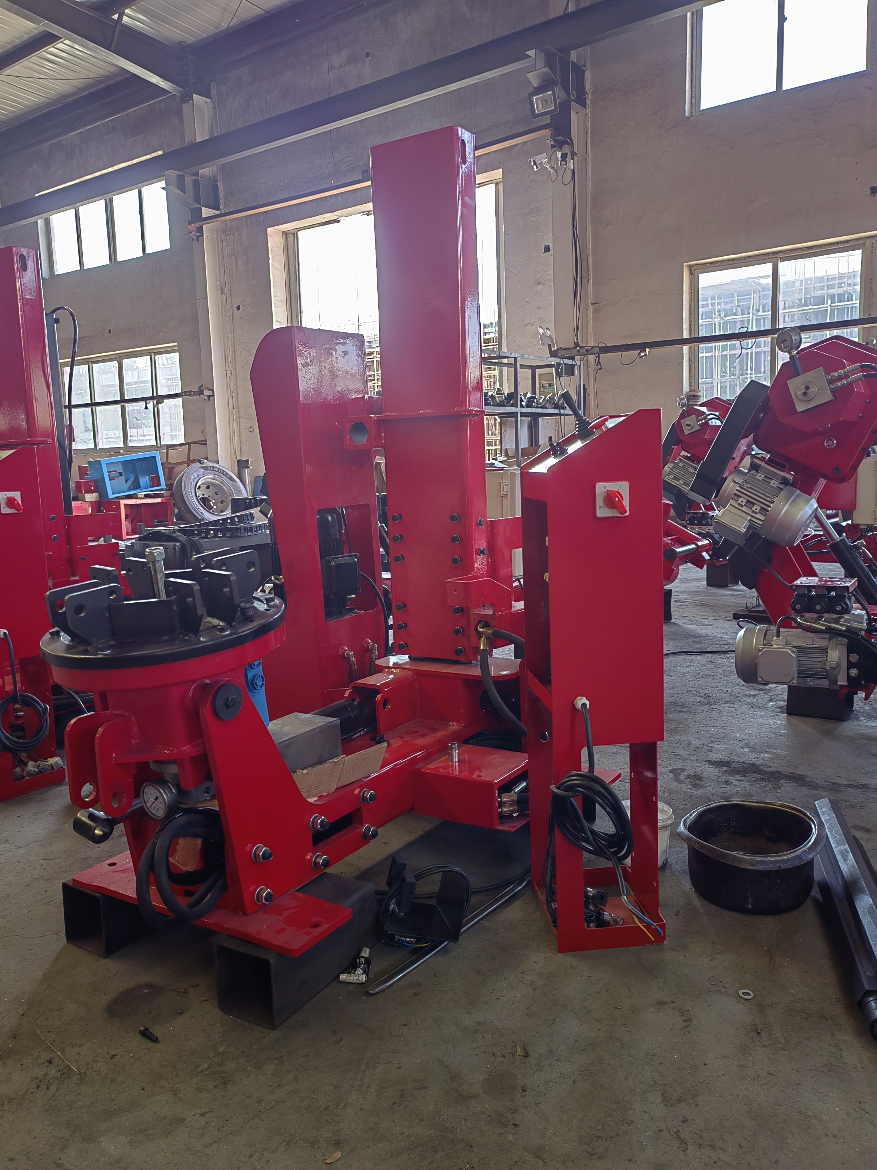 T990V New vertical truck tyre changer service equipment 14 