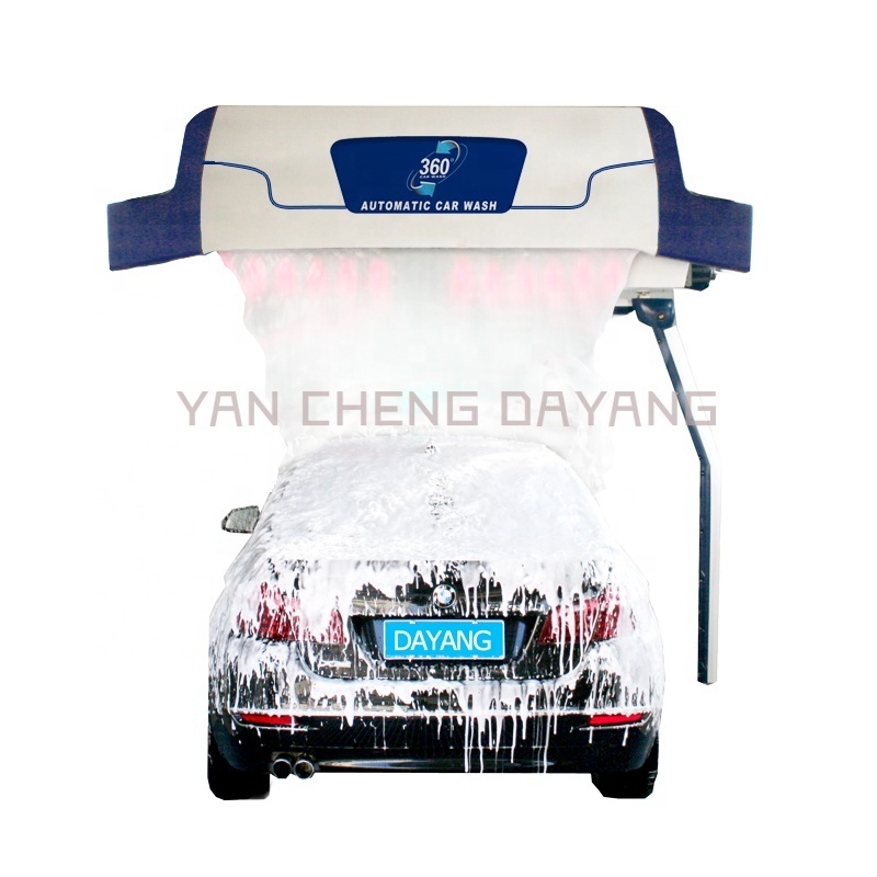 360 Plus automatic car washing machine touchless self service car wash