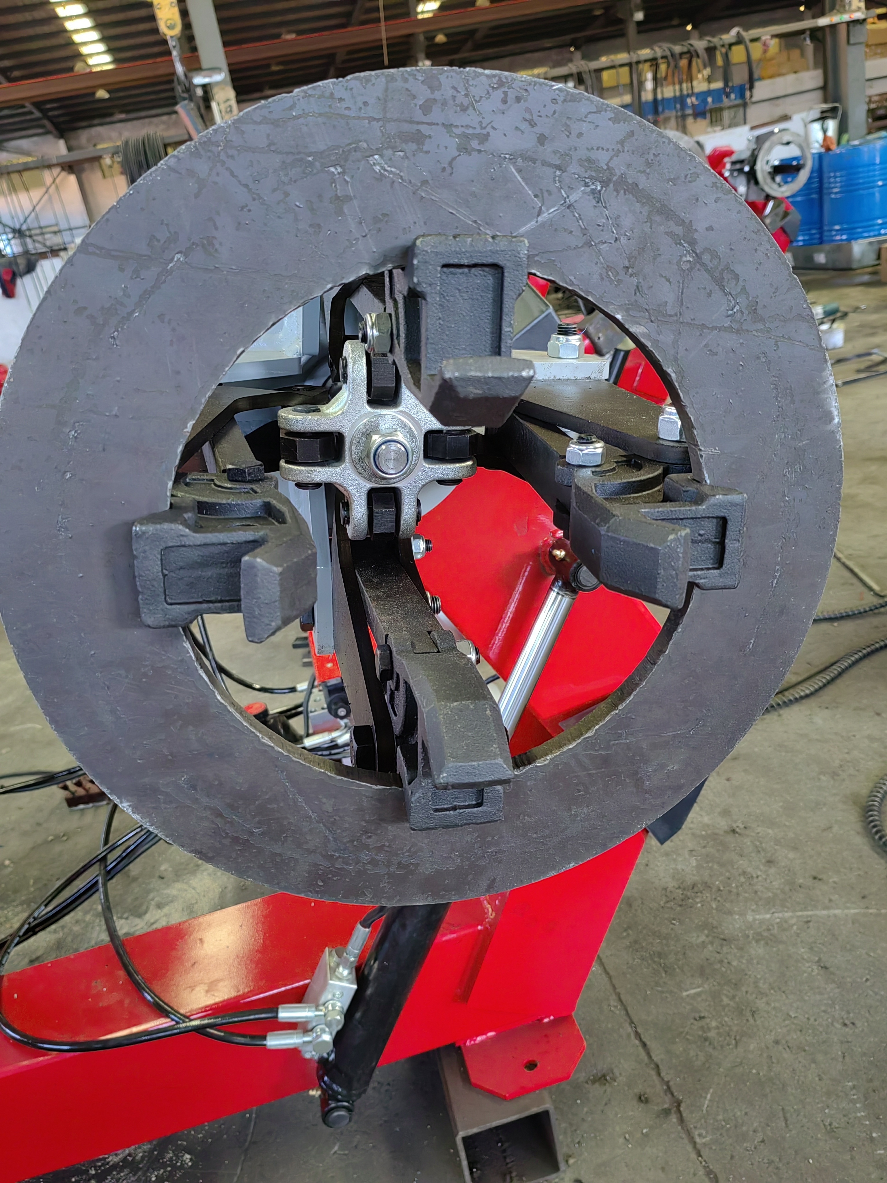 T990V New vertical truck tyre changer service equipment 14 