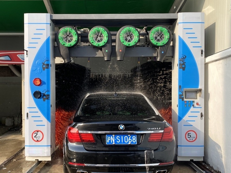 Rollover automatic car wash machine price for automobile and motorcycles washer