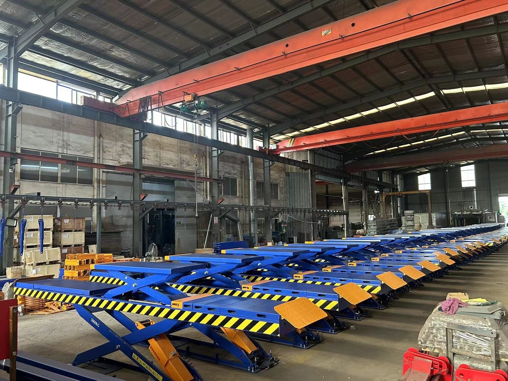 wheel alignment scissor car lift with factory price