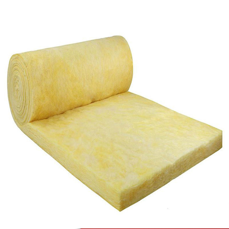 soundproof insulation steel structure roof glass wool yellow fiberglass insulation