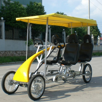 ELECTRIC PEDAL ASSISTED 4SEATER  ROADSTER  QUADRICYCLE