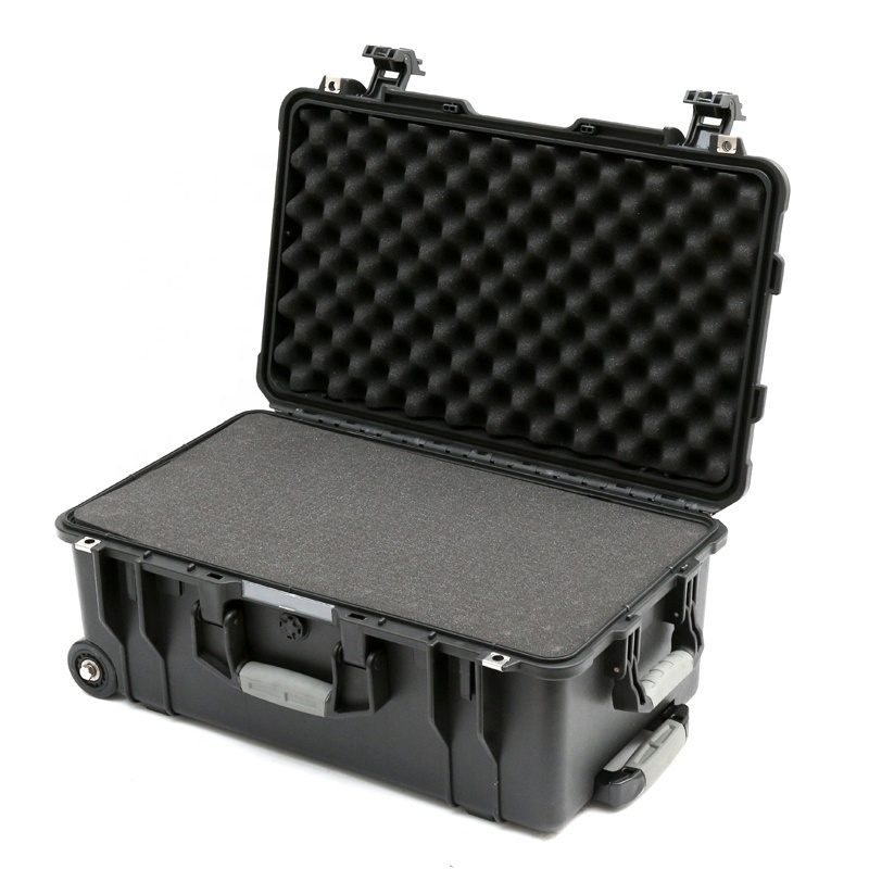 D5524 Durablel Plastic Waterproof Case Pick and Pluck Foam Shockproof PP Tool Box with wheels Pelica n 1510