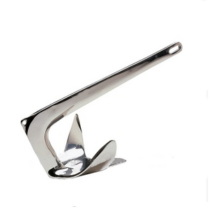 Customized  Boat Anchor 316 Stainless Steel Claw Anchor Mirror polished Bruce Anchors