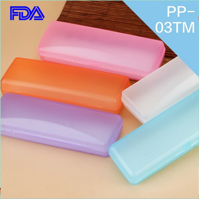 Clear Plastic PP Optical Glasses Eyeglasses Case for Reading Glasses