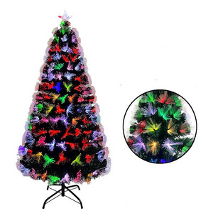 Factory Wholesale 3ft-10ft Fiber Optic Xmas Tree Christmas Tree With 7 Colors For Festival Decoration