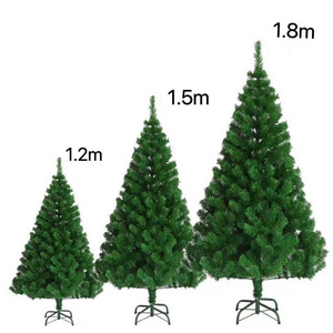 Factory Price 3ft/4ft/5ft/6ft/7ft Xmas tree Artificial PVC Christmas Trees For Christmas Decorations