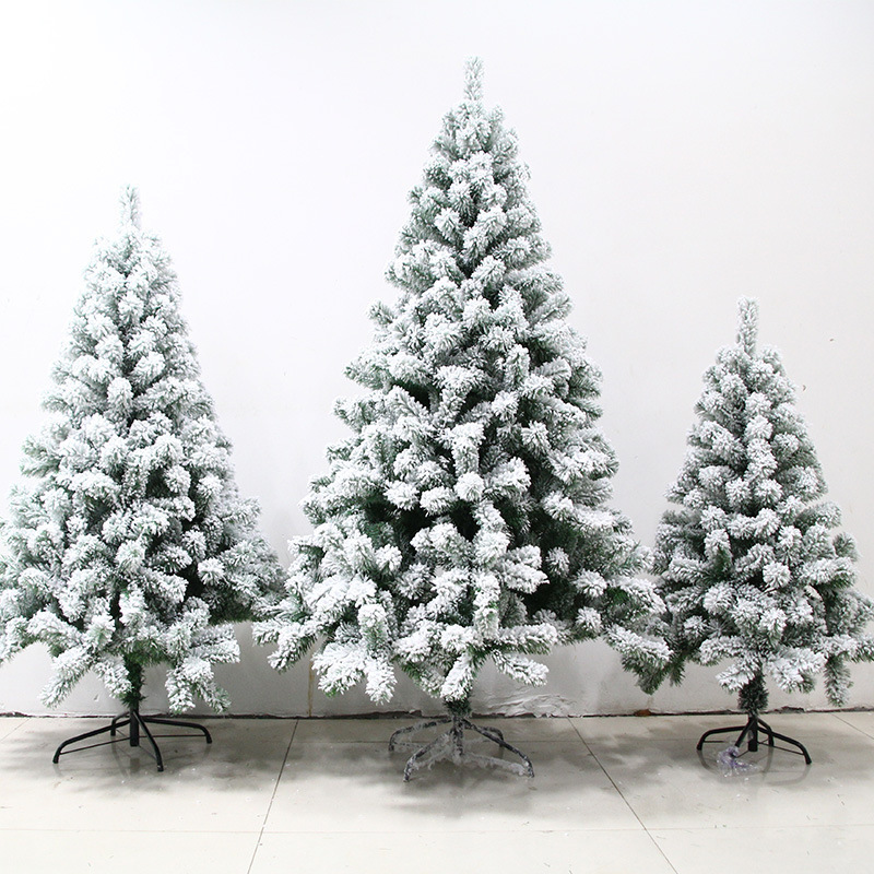 Factory wholesale Christmas tree with snow Xmas tree  For Home Christmas Festival Ornaments