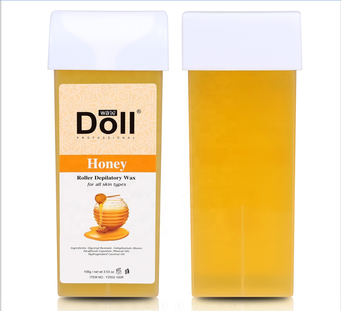 Doll Wax Dropshipping Wax 100ml Skin Care Hair Remover Honey Roll On Depilatory Wax rosin Paste Cartridge