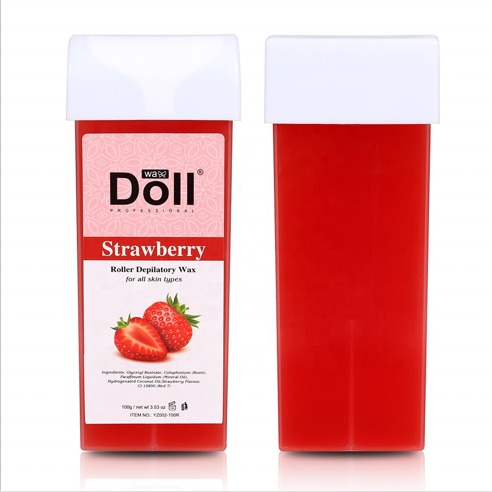 Doll Wax Dropshipping Wax 100ml Skin Care Hair Remover Honey Roll On Depilatory Wax rosin Paste Cartridge