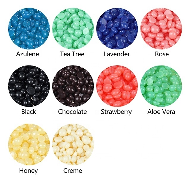 painless10kg per bag  Various colors depilatory brazilian sugar beads hard wax beans hair removal wax 10KG cera depilatoria