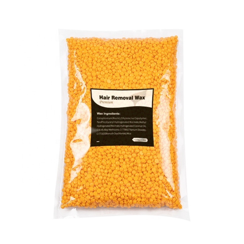 Dropshipping 2024 Rosin-free Depilatory hard wax beans Brazilian wax hair Removal Wax bean