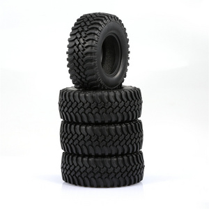 4PCS 1/10 Scale 1.9" Crawler Tires 96mm/108MM with insert for 1/10 RC Crawler Axial SCX10 SCX10 II 90046 D90 D110 Tamiya