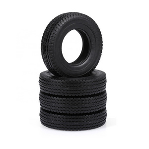 High Quality Rubber Tire Thicken Widen 20mm/25mm For 1/14 Tamiya RC Car Tow Drag Trailer Truck Man Scania