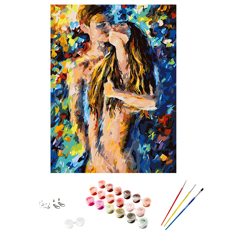 Custom photo  Naked Portrait Painting By Numbers Kits Nude Sexy Paintings And Wall Arts for Home Decor