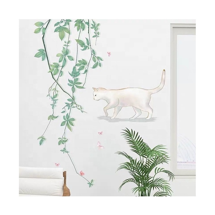 Home Interior wall stickers home decoration flower sticker  Decoration Stickers Indoor Multi-style self-adhesive wall