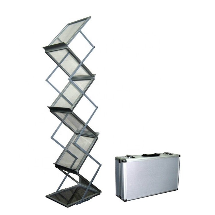 Z magazine rack A4 acrylic brochure display shelf