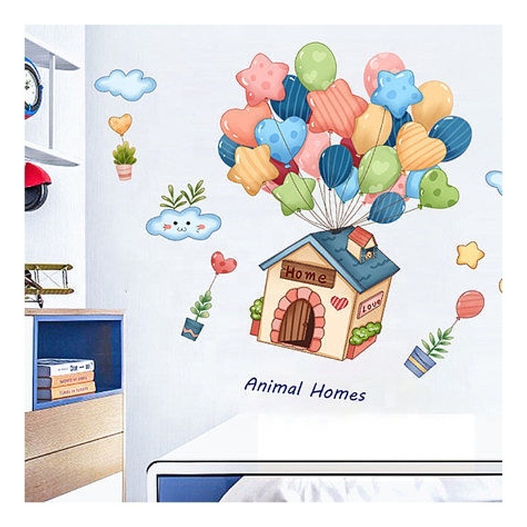 Home Interior wall stickers home decoration flower sticker  Decoration Stickers Indoor Multi-style self-adhesive wall