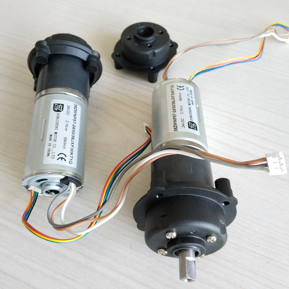 36JXE30K/36ZWNP57 Micro 12V, 24V Lawn Mower Drive Wheel Tubular Brushless DC Planetary Gear Motor