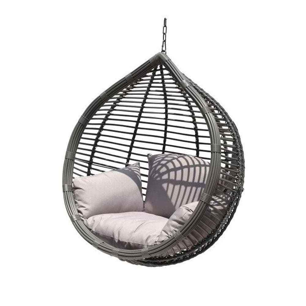 High Quality Outdoor Garden Furniture Egg Shaped Rattan Hanging Swing Chair