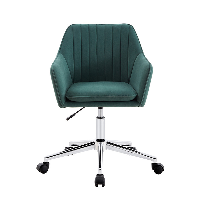 Factory Sales Body Relaxed Comfortable Velvet Seat Modern Design Handle Design Office Elegant Chairs