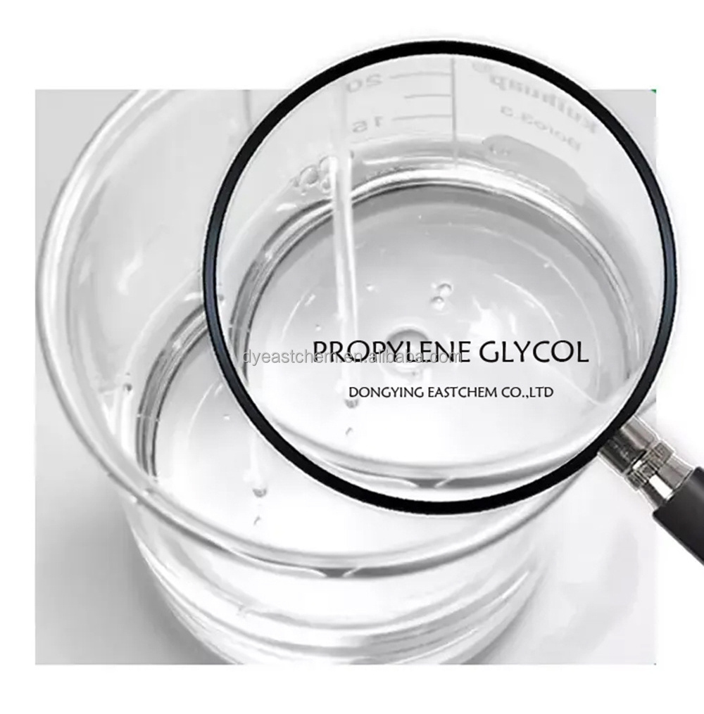 Colorless viscous liquid cas 57-55-6 propylene glycol used in hygroscopic agents antifreeze agents lubricants solvents