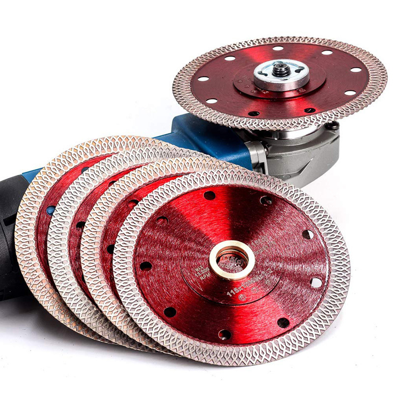 Hot Press Mesh Turbo Diamond Saw Blade Cutting Disc Wheel for Cutting Porcelain Tiles Marble Ceramics