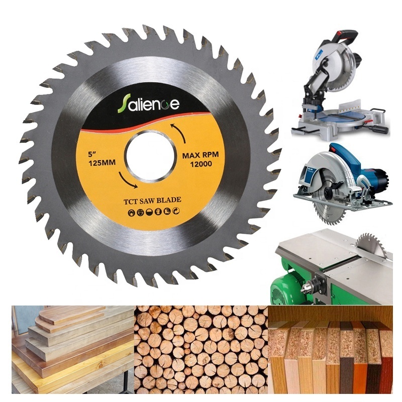 40Teeth 140mm multifunctional TCT  saw blade for wood metal 4-14inch 115 180mm