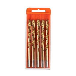 Hot Sale Factory High Quality HSS Straight Shank Drill Bit 5pcs Twist Drilling set for Metal