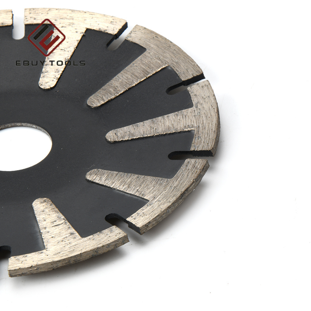 Wholesale Concave Curved Diamond Saw Blade T-Segmented Turbo Rim Cutting Disc For Granite Marble Convex