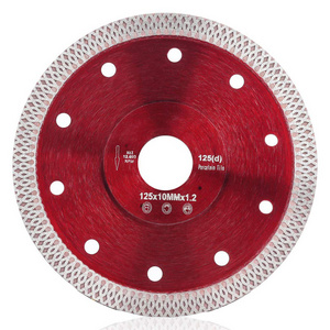 Hot Press Mesh Turbo Diamond Saw Blade Cutting Disc Wheel for Cutting Porcelain Tiles Marble Ceramics