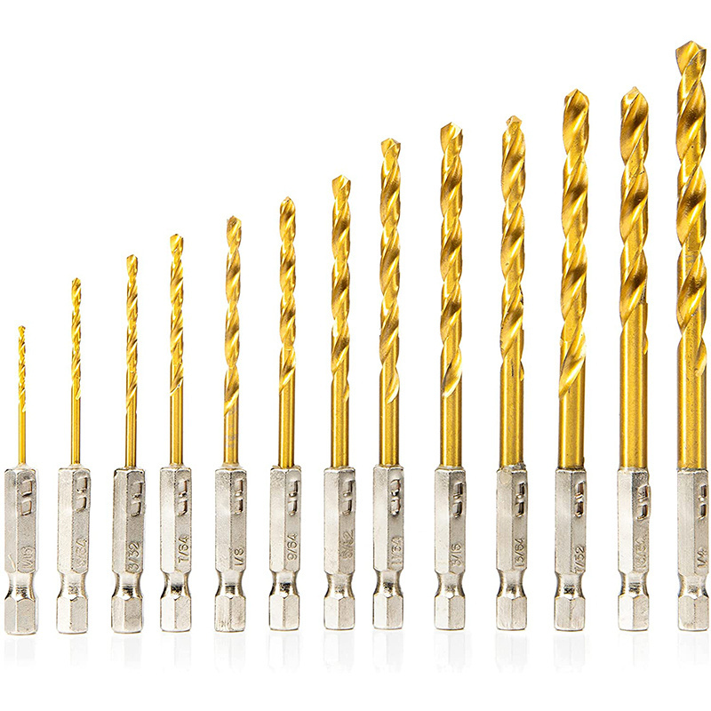 China high quality Factory Prices Direct Custom Sizes Reduced Shank Twist Hss Drill Bits For Metal